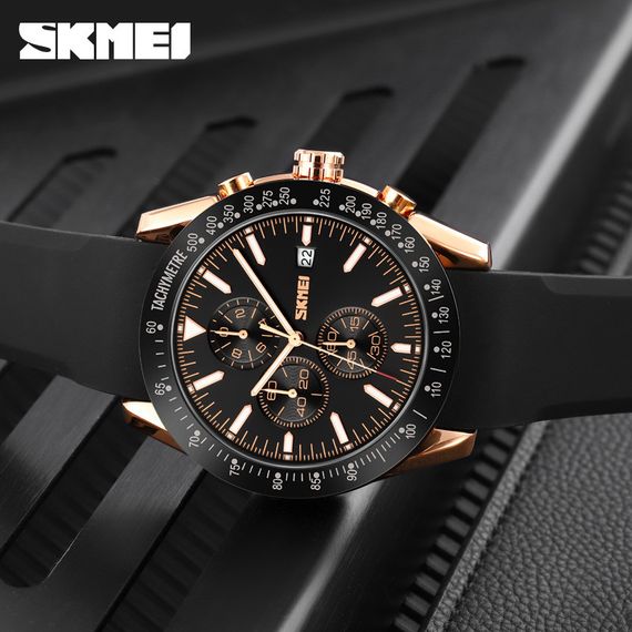 Годинник S2kmei 9253PRGBK Rose Gold-Black Sil | Зображення 2