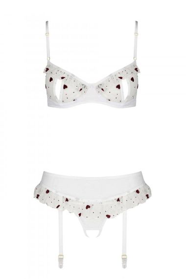 Комплект Passion LOVELIA SET Білий L/XL
