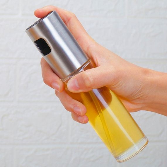 Розпилювач для олії 100мл, OIL BOTTLE / Пляшечка для олії з розпилювачем / Спрей для олії, оцту, лимонного соку | Зображення 3