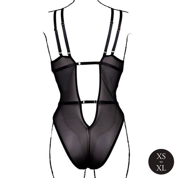 Еротичний боді  Bodysuit with Adjustable Sliders | Зображення 5