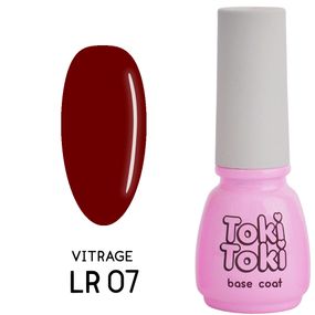 Гель-лак Toki-Toki Lady in Red LR 07 вітражний червоний 5мл