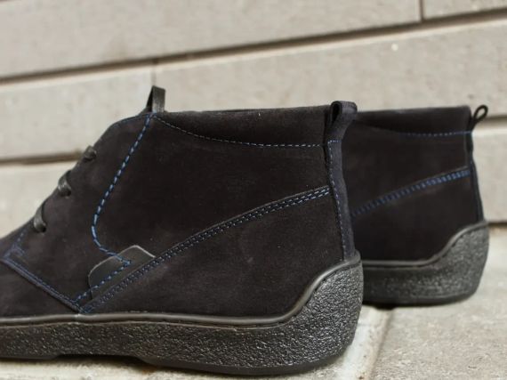 Темно сині замшеві черевики Safari 40 розмір 41 | Зображення 1