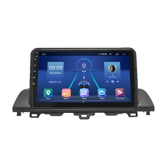 Штатная магнитола Lesko для Honda Accord X Рестайлинг 2020-н.в. экран 9" 6/128Gb 4G Wi-Fi GPS Top Хонда