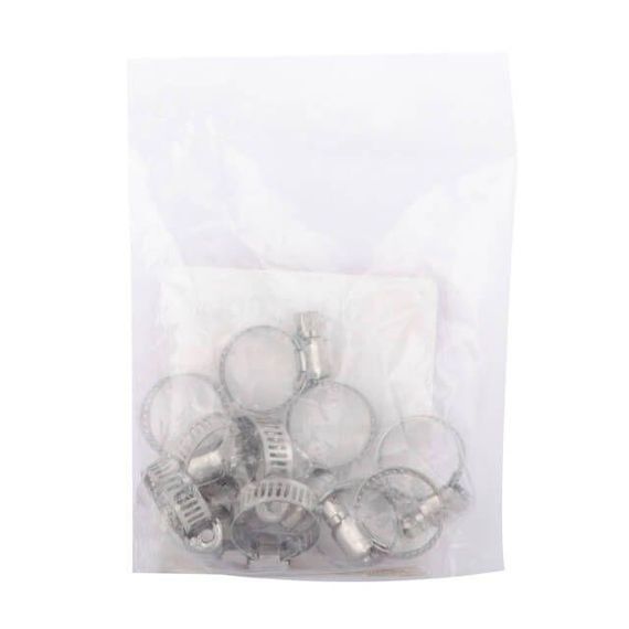 Хомут нержавійна сталь 8 мм, D 11-20 мм INTERTOOL TC-1011 | Зображення 1