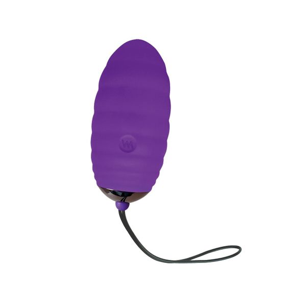 Віброяйце Adrien Lastic Ocean Breeze 2.0 Purple кероване зі смартфону, водостійкий стимулятор IPX4 | Зображення 1