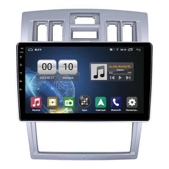 Штатна магнітола серії QIV Q1 під Hyundai Rohens Coupe 2004-2006 (F2) 9 дюймів