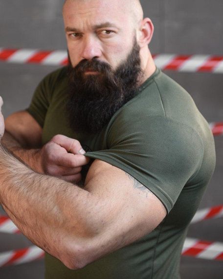 Тактична футболка потовідвід SABUR РУНИ ОЛИВА ВТ6563 | Зображення 4