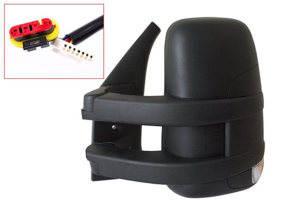 Iveco Daily V (11-14) ліве зовнішнє дзеркало в зборі електричне довгий кронштейн, Івеко Дейлі 5 | Зображення 1