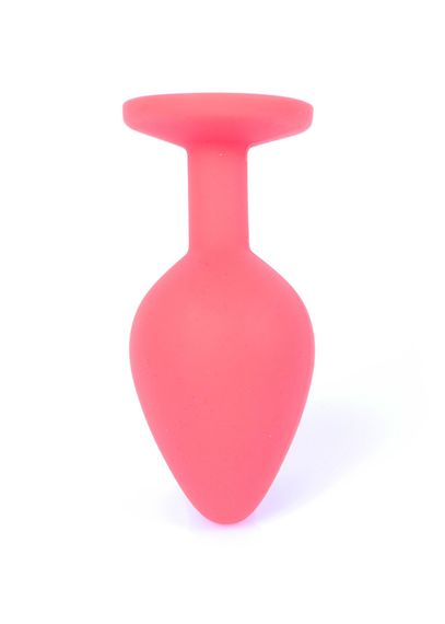 Анальна пробка - Jewellery Silicone Red Plug M Blue | Зображення 6