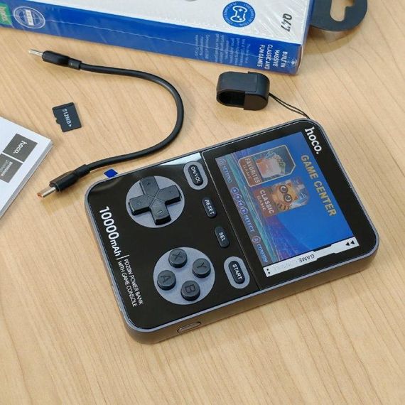 Павербанк Hoco Q47 Shine 10000 mAh, зовнішній акумулятор з LED‑дисплеєм, MagSafe‑сумісний, Type‑C, чорний | Зображення 7