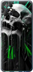 Чехол на Infinix Note 8 Череп-часы "4100u-2710-17620"