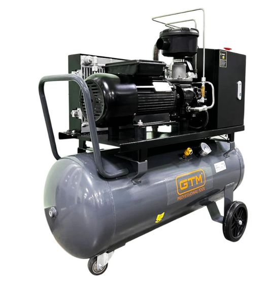 Гвинтовий повітряний компресор 100 л GTM DLG3V 230 масляний (DLG3V 230)