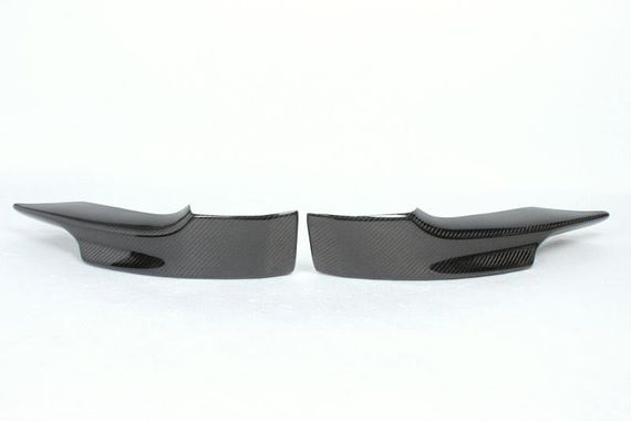 Накладки на передній бампер Flap (для E92/E93 M-Sport 2006-2009, Карбон) для BMW 3 серія E-90/91/92/93 рр | Зображення 8