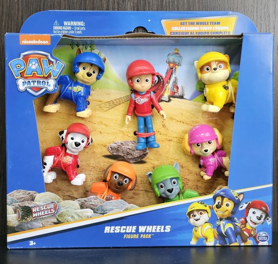 Paw Patrol Rescue Wheels Ігровий набір фігурок Відважна команда серії Мега колеса Щенячий патруль Оригінал | Зображення 5