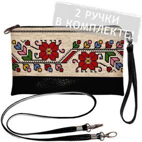 Клатч через плече 25x15 см (KL_GL_15UKR042_BL)