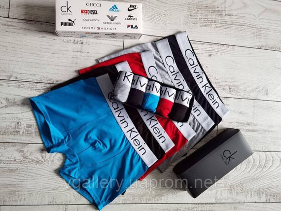 Чоловічий комплект трусів МІКС, подарунковий набір чоловічих трусів МІКС в коробці, 5шт на вибір | Зображення 1