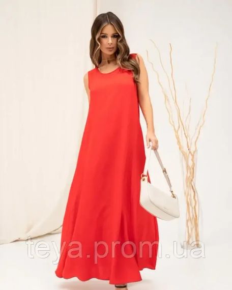 Платье для женщин цвет красный FI_007250