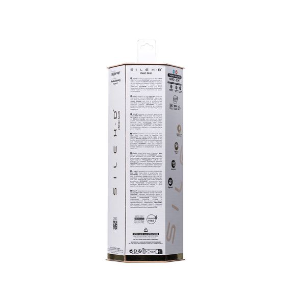 Фалоімітатор SilexD Vetus Real Skin Flesh (8in MODEL 1) суперсофт-силікон+Silexpan, діаметр 4,1 см | Зображення 8