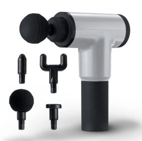 М'язовий масажер Fascial Gun MP-320 для тіла портативний ручний ударний пістолет для тіла з набором насадок (100013)