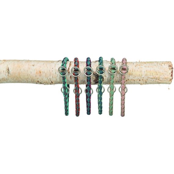 Нашийник Trixie Cavo для собак напівудавка M–L 43–51 см діаметр 18 мм рижо-графітовий | Зображення 1