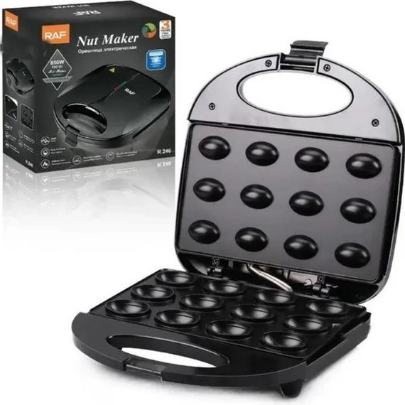 Електрична горішниця RAF R.246 для випікання горішків з антипригарним покриттям на 12 NK-325 половинок 750Вт | Зображення 2