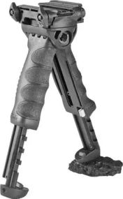 Рукоятка сошки FAB Defense T-PODG2 поворотная Тактические сошки Тактическая рукоятка с сошками Ручка с сошками