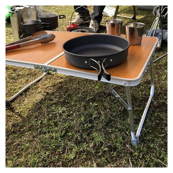 Коричневий  Стіл компактний складаний для дому, кемпінгу-пікніка Folding table AND844-846 | Зображення 1