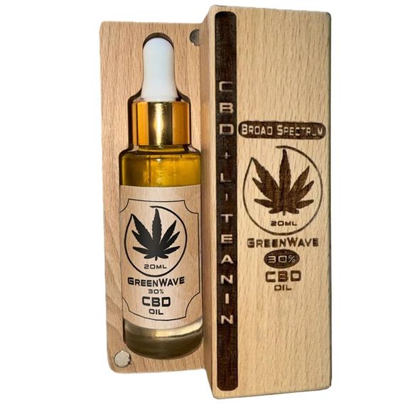 Комплекс для профілактики нервової системи Greenwave CBD + L-Teanin  30% 20 ml | Зображення 2