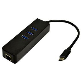 Переходник Dynamode USB 3.1 Type-C - RJ45 Gigabit Lan, 3*USB 3.0 (USB3.1-TypeC-RJ45-HUB3) (USB3.1-TypeC-RJ45-HUB3)