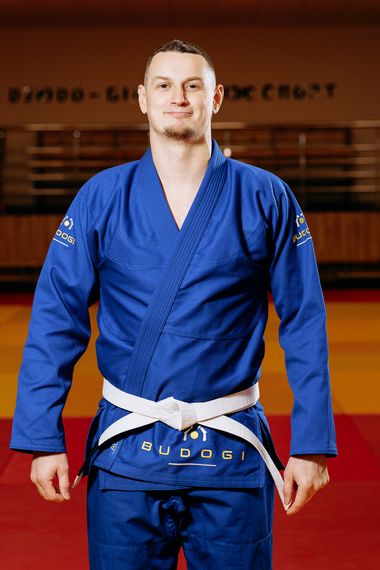 Синє кімоно для хлопців/чоловіків, грепплінг, TM BUDOGI, зріст 170 см, щільність 450 гр/м.кв. | Зображення 1