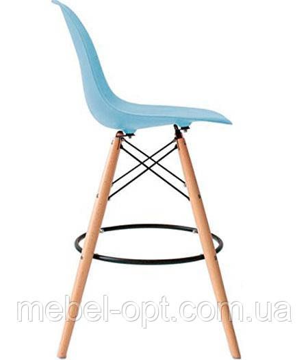 Стул барный Eames bar DSW голубой сверхпрочный пластик ABS, дизайн Charles & Ray Eames | Зображення 2