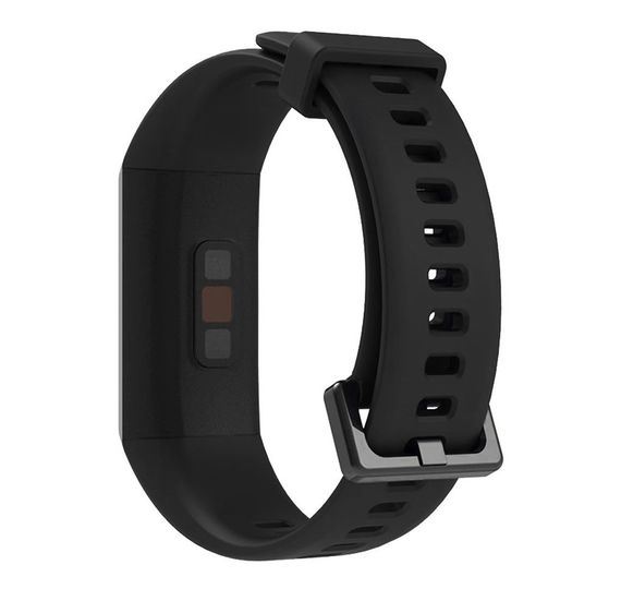 Силіконовий ремінець Primo для фітнес браслета Huawei Band 4 - Black | Зображення 2
