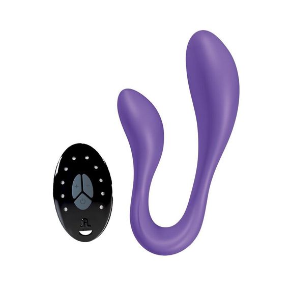 Вибратор для пар Adrien Lastic Couple Secrets II с пультом LRS, два мотора, универсальный | Зображення 5