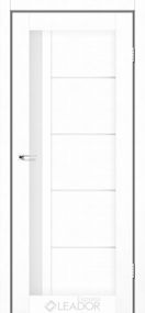 Двері міжкімнатні Leador Express Rim Білий Льон