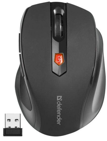 Миша Defender Ultra MM-315 Black | Зображення 1