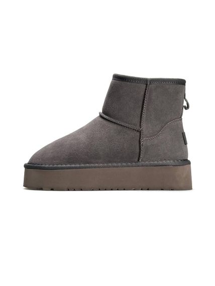 Угги UGG Classic Mini Platform Grey Fur | Зображення 1