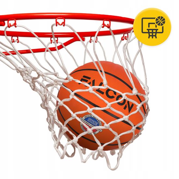 М'яч баскетбольний Falcon Classic Orange Size 7 (P-5905973404242) | Зображення 5