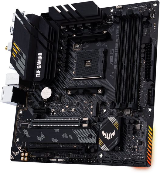 Материнcька плата ASUS TUF GAMING B550M-PLUS WIFI II sAM4 B550 4xDDR4 M.2 HDMI DP Wi-Fi BT mATX 90MB19Y0-M0EAY0 | Зображення 5