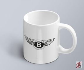 Чашка  з принтом авто логотип Bentley  (02010102026)