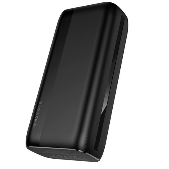 Power Bank Borofone BJ86A з ліхтариком (30000mAh) Чорний | Зображення 5