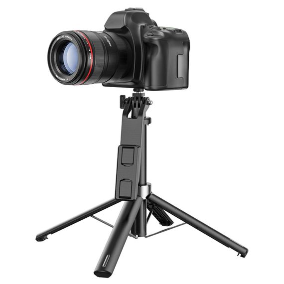 Селфі-монопод HOCO K21 Stream aluminum alloy live broadcast holder Black | Зображення 5