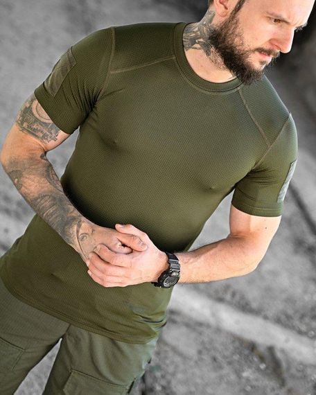 Тактична вологовідвідна футболка samuray Cooltuch oliva | Зображення 5