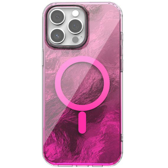 Чохол TPU Shiny Mountain (MagFit) для Apple iPhone 12 Pro / 12 (6.1") Pink