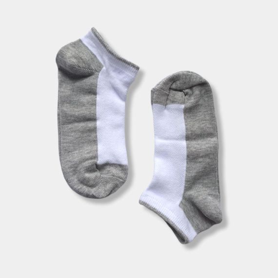 Дитячі шкарпетки короткі сіточка Twinsocks р10-12, 14-16, 18-20, 22-24 сірі, рожеві 18-20, Сірий