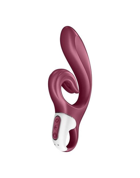 Вібратор-кролик Satisfyer Love Me Red, гнучкий, відросток з потрійним кінчиком Sex Aura | Зображення 1