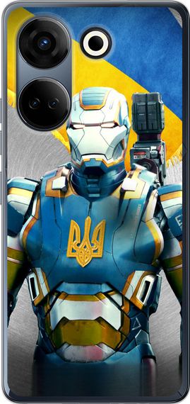 Чехол на Tecno Camon 20 Pro Украинский киборг "980u-3100-17620"