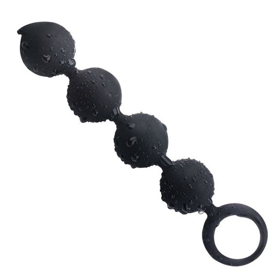 Анальні буси Babydoll Універсальний. Чорний 4005 | Зображення 2