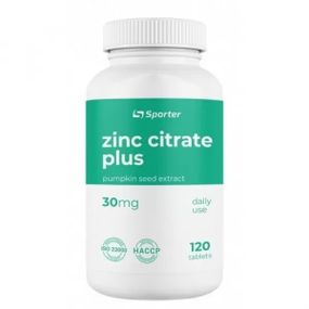 Цинк Sporter Zinc Citrate 120 таб