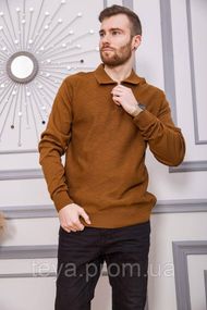 Светр чоловічий колір коричневий розмір L FA_001987