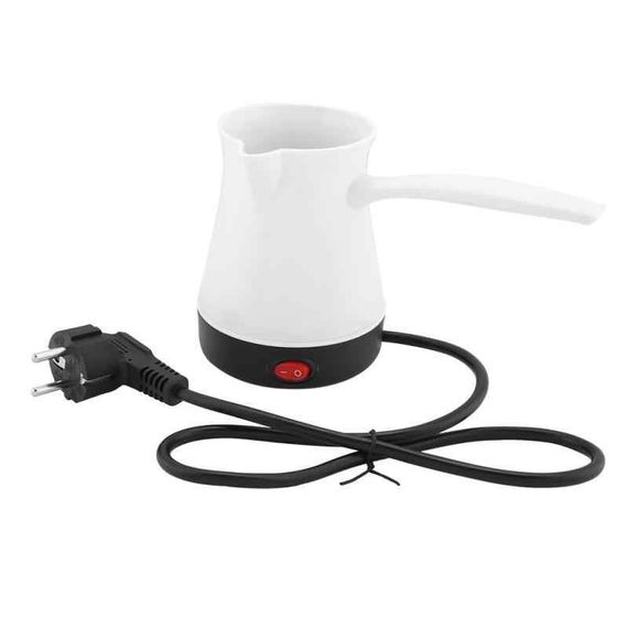 Турка-кавоварка для заварювання меленої кави Електрична кавоварка Marado 500мл Біла   знижка | Зображення 2